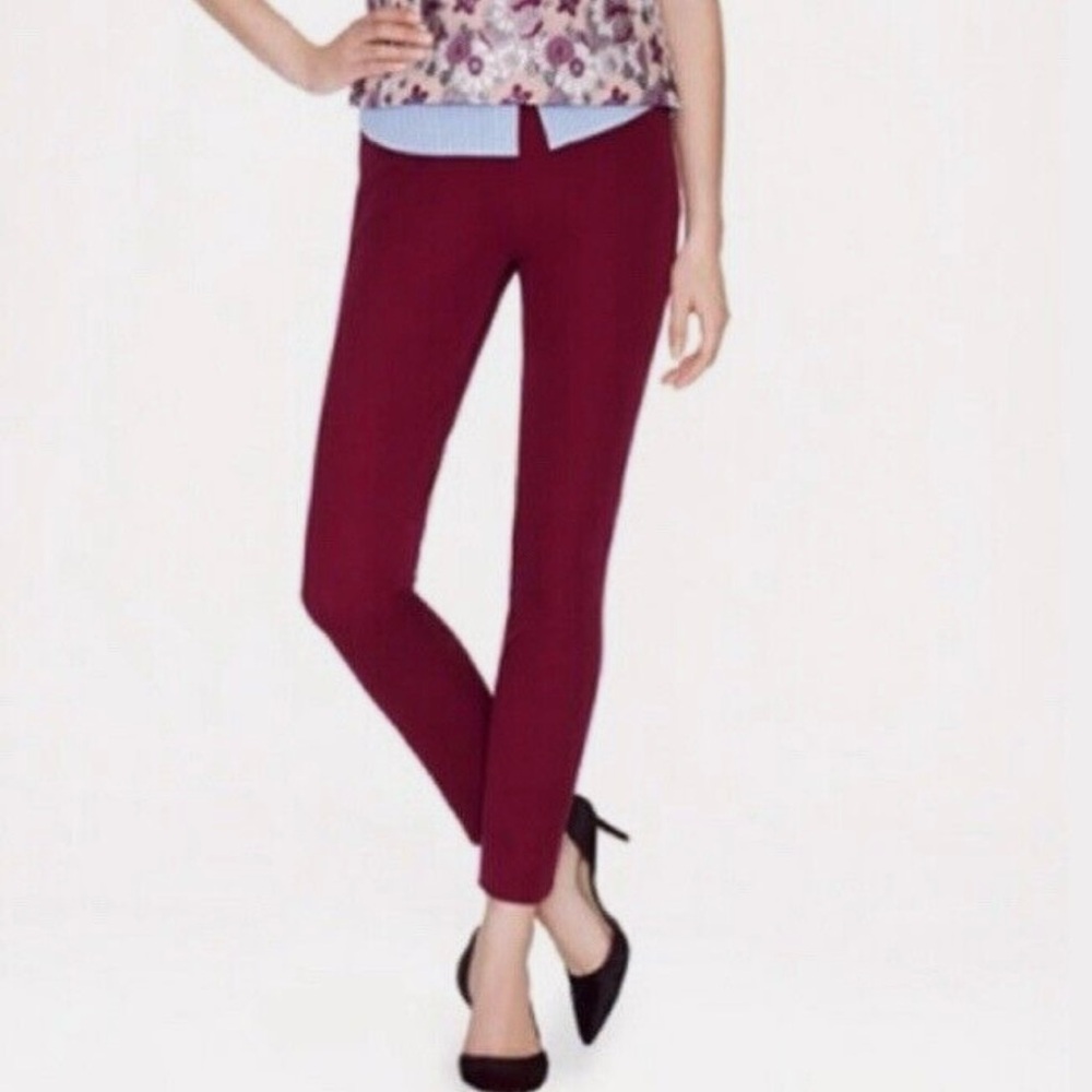 J CREW | Merlot Minnie pant in stretch twill - sz 8